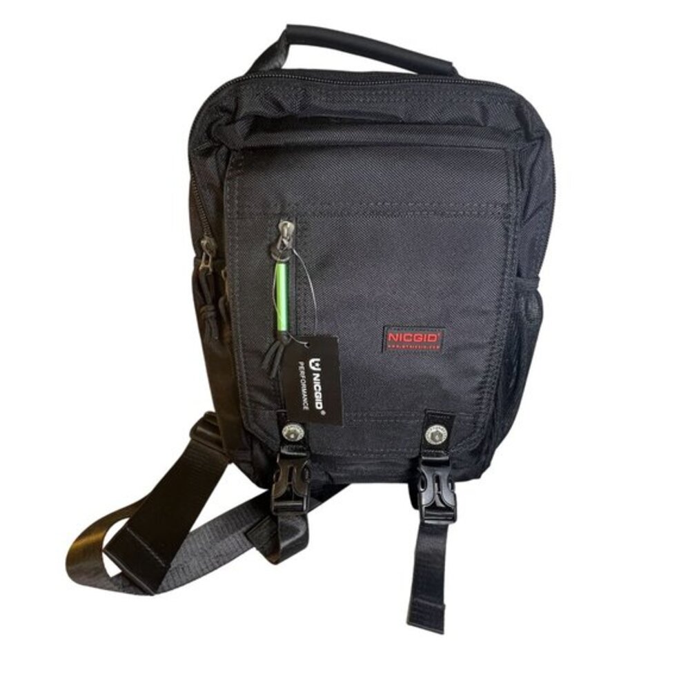 NICGID  Men's Messanger Bag / Crossbody / Travel Case  /  Backpack (BRAND NEW w/